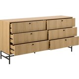 Actona Komoda v hrastovem dekorju v naravni barvi 158x80x40 cm Albany – | Shoptok.si
