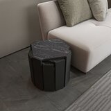 HANNAH HOME Club sto Lori 44,5x41x44,5cm Crni-Mermer Cijene