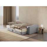 Micadoni Svijetlo siva sklopiva sofa od bouclé tkanine 247 cm Jodie – Home | shoptok.hr