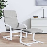  Stolica za opuštanje od tkanine svjetlosiva | shoptok.hr