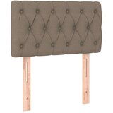  Box spring postelja z vzmetnico taupe 80x200 cm blago, (20897227) | Shoptok.si