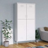 vidaXL ormar bijeli 90 x 50 x 180 cm čelični Cijene