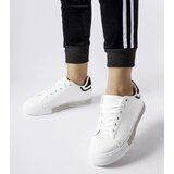 Gemre White and black sneakers with rhinestones Dina | Shoptok.si