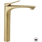 Rea Mešalnik za umivalnik PREMIUM Vision Brush Gold High | Shoptok.si