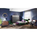 Playboy FOTELJ Z OPORO ZA GLAVO, zelena tekstil | Shoptok.si