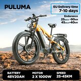BENFUTO Električno kolo Pluma PH003, dvojni motor 2*1000 W, baterija 48 V 20 AH, polno vzmetenje, barvni zaslon, (21381908) | Shoptok.si