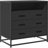  Ormar s ladicama crni 70x41x70 cm izrađeno drvo | shoptok.hr