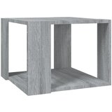 Maison Chic Klubska mizica - kavna mizica - Nizka mizica siva sonoma 40x40x30 cm konstruiran les, (21752532) Cene