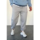 Dewberry 84184 3 Thread Mens Sweatpants-GREY Cijene
