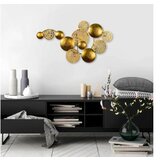 Atelier Del Sofa Zidna dekoracija Aurora 4, 45x82 cm, 1.5 mm, Zlatne boje | Eponuda.com