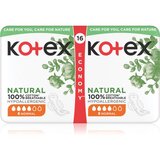 Kotex Natural Normal vložki 16 kos | Shoptok.si
