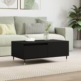  Stolić za kavu crni 90 x 50 x 36,5 cm od konstruiranog drva | shoptok.hr