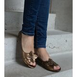 Gemre Brown open-toe lace ballet flats Ursull | shoptok.hr