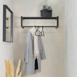 Spinder Design Crna metalna zidna vješalica s policom Smooth – | shoptok.hr