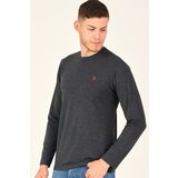 Dewberry T8588 BIKE COLLAR MEN'S SWEATSHIRT-DARK ANTHRACIC | shoptok.hr
