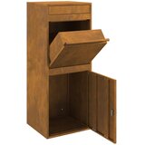  Sandučić za pakete s pohranom s vratima Rđa 41 x 38 x 103 cm | shoptok.hr