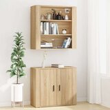  Visoka komoda hrasta sonome od konstruiranog drva | shoptok.hr