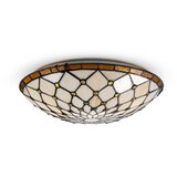 Brilagi tiffany vitražna stropna svetiljka slonovača 2xE27/60W/230V, prečnik 40 cm | Eponuda.com