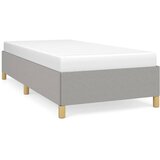  Posteljni okvir svetlo siv 90x200 cm blago | Shoptok.si