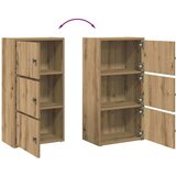 vidaXL Knjižna omara artisan hrast 40x24x77 cm inženirski les | Shoptok.si