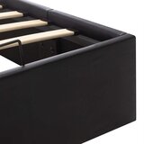  Hidraulični okvir za krevet od umjetne kože crni 120 x 200 cm | shoptok.hr
