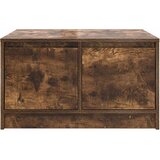  Stol za kavu s ladicama dimljeni hrast 70,5x70x40 cm | shoptok.hr