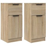  Komode 2 kosa sonoma hrast 30x30x70 cm konstruiran les, (21073344) | Shoptok.si
