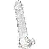Loving Joy 2024 Dildo Loving Joy With Balls Clear 8'' | Shoptok.si