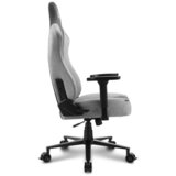 Sharkoon Gamer stol - Skiller SGS30 Fabric Grey (nastavljiva višina; nastavljiv naslon za roke; blago; jekleno podnožje; do 130 kg) | Shoptok.si