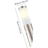 Eglo helsinki spoljna zidna lampa/1, e27, sa senzorom, inox | Eponuda.com