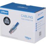 Dahua RJ45 pass through konektori za CAT5 i CAT5E pakovanje 100 komada | Eponuda.com