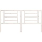  Uzglavlje za krevet bijelo 186 x 4 x 100 cm od masivne borovine | shoptok.hr