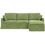 SOFA Svijetlo zelena 228 x 134 x 80 cm Baršun | shoptok.hr