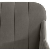  Klupa tamnosiva 110 x 76 x 80 cm baršunasta | Shoptok.si