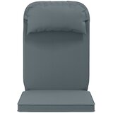  Jastuk za sunčanje 100% poliester Plava 55 x 124 x 5 cm Slike