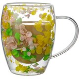 Mondex skodelica borosilikatno steklo Peter Flowers Flowers 320ml prozorna 1kos, (5000313544) | Shoptok.si