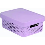 Curver Zaboj za shranjevanje Infinity (11 l, perforiran, roza) | Shoptok.si