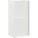  Stalak za drva bijela 40x30x80 cm hladno valjani čelik | shoptok.hr