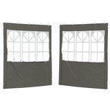vidaXL Stranska stena zabavnega šotora 2 pcs 200 x 195 cm Antracit, (5000218939) | Shoptok.si