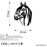 Opviq horse black wall lamp | ePonuda.com