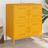  The Living Store Komoda gorčično rumena 68x39x79 cm jeklo - Komoda, (21496569) Cene