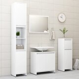  3-dijelni set kupaonskog namještaja bijeli konstruirano drvo | shoptok.hr