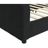  Dnevni krevet crni 80 x 200 cm baršunasti | shoptok.hr