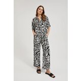 Marisse Women's Trousers L-Sp-4332 Black_White | Shoptok.si