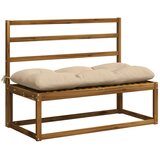  Jastučići za klupe VIANEN 2 kom. 100% poliester Krem - Krem 120 x 50 x 12 cm | shoptok.hr