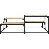 vidaXL Stolić za kavu boja hrasta 107x107x40 cm konstruirano drvo | shoptok.hr