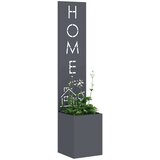 vidaXL Zaslon za zasebnost v vrtu Antracit 32 x 140 cm Mnogi jeklo | Shoptok.si