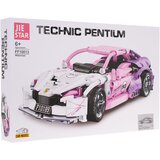 Pink Sports Car Building Blocks Set 652 pcs. | shoptok.hr