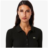 Lacoste RIBBED COLLAR SHIRT Crna | shoptok.hr