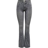 Only Kavbojke slim ONLBLUSH LIFE MID FLARED TAI0918 15233721 Siva | Shoptok.si